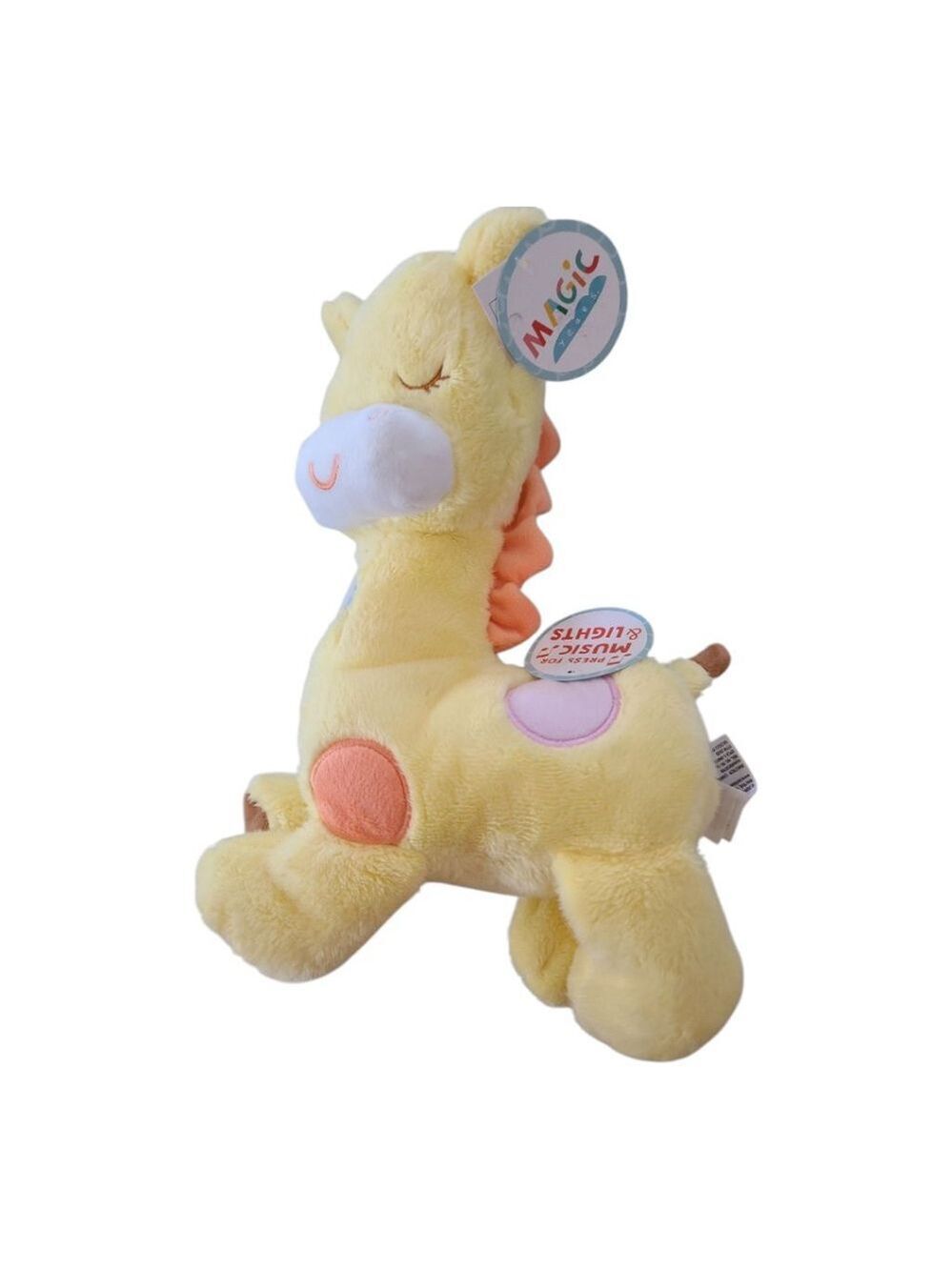 Magic Years Baby Giraffe Light Up Plush Toy 12 inch